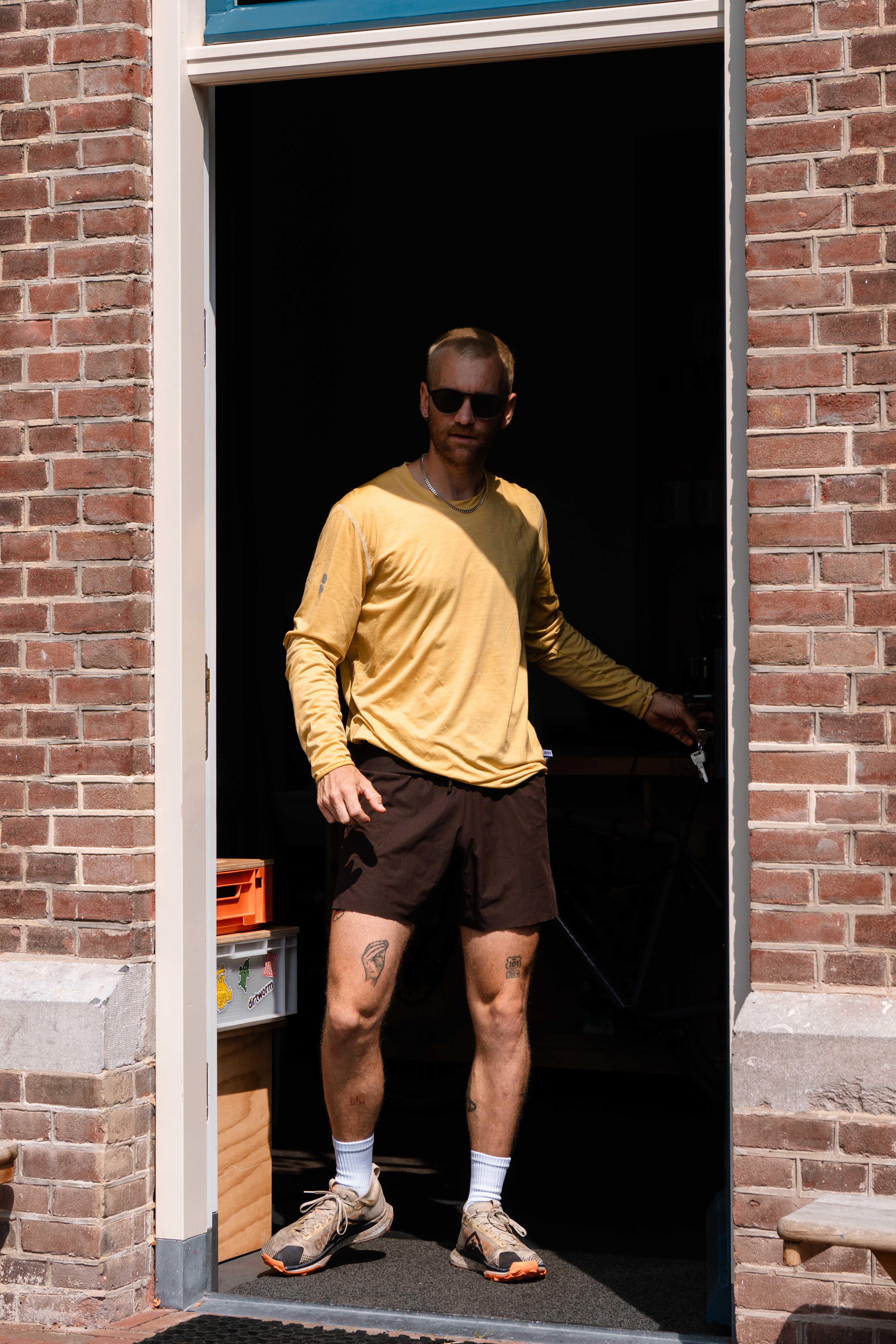 AM Workshop Merino Long Sleeve - Sun Faded Yellow