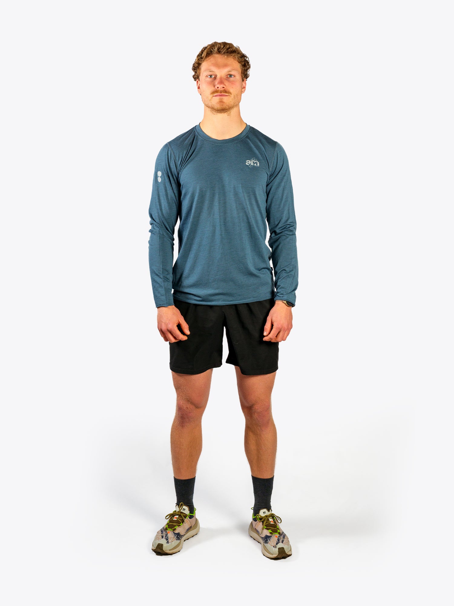 AM Deadstock Merino Long Sleeve - Petrol