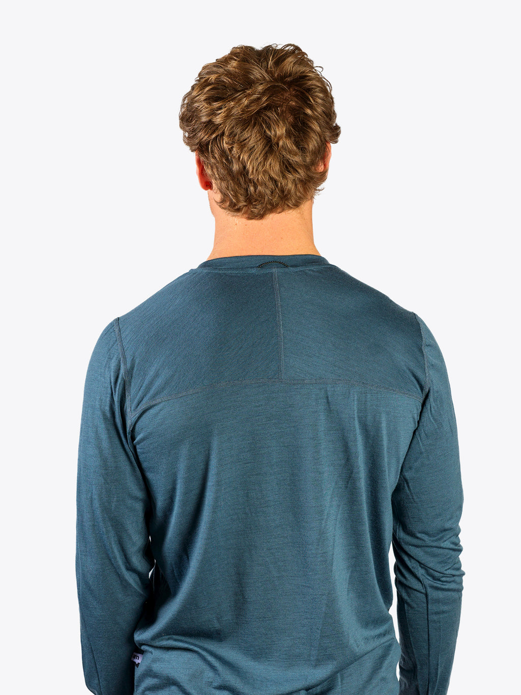 AM Deadstock Merino Long Sleeve - Petrol