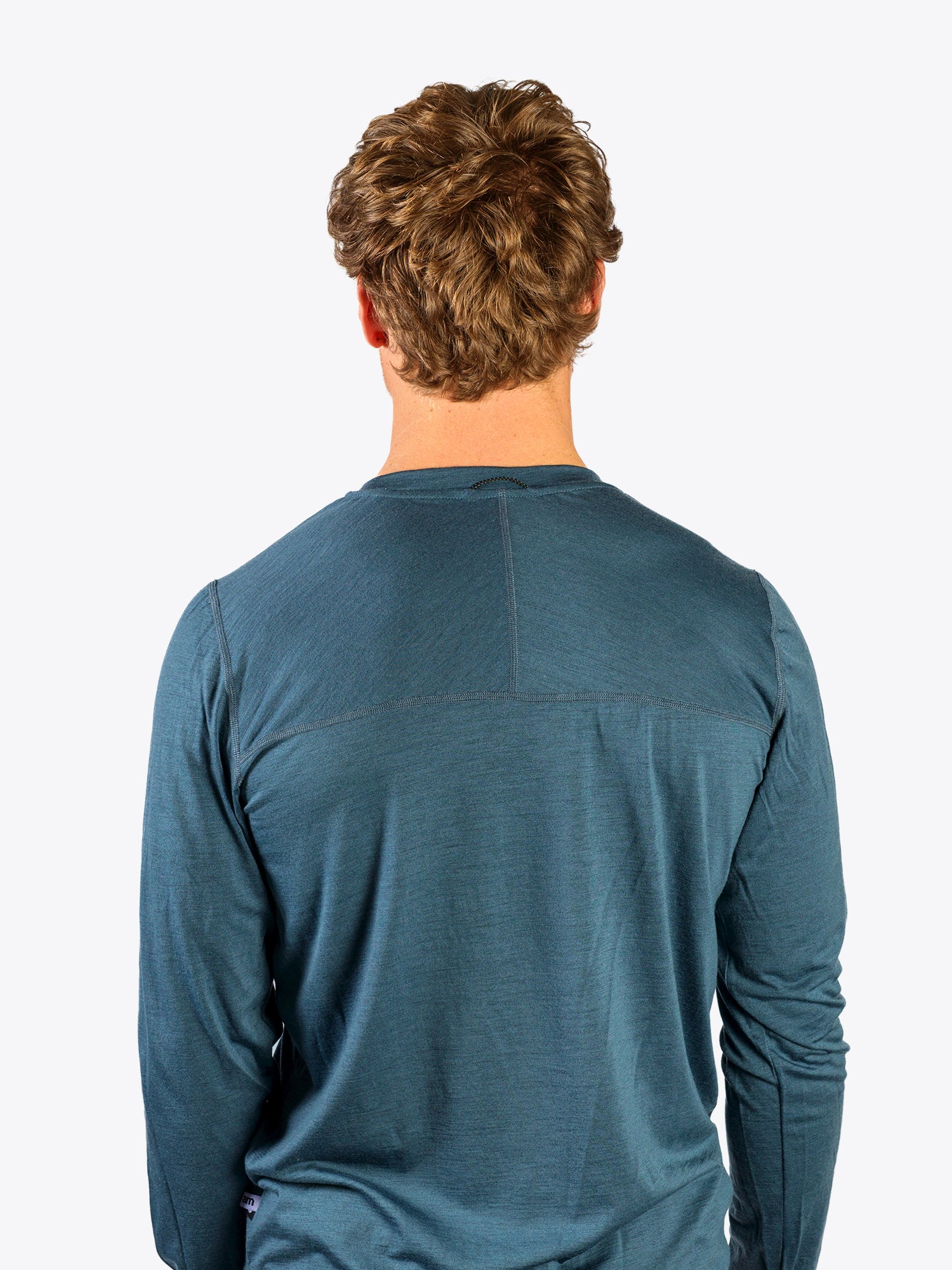 AM Deadstock Merino Long Sleeve - Petrol