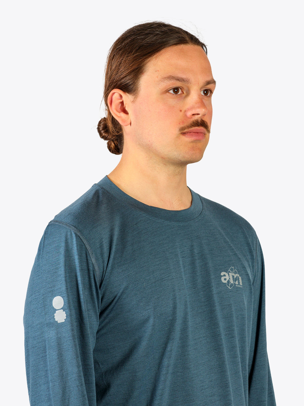 AM Deadstock Merino Long Sleeve - Petrol