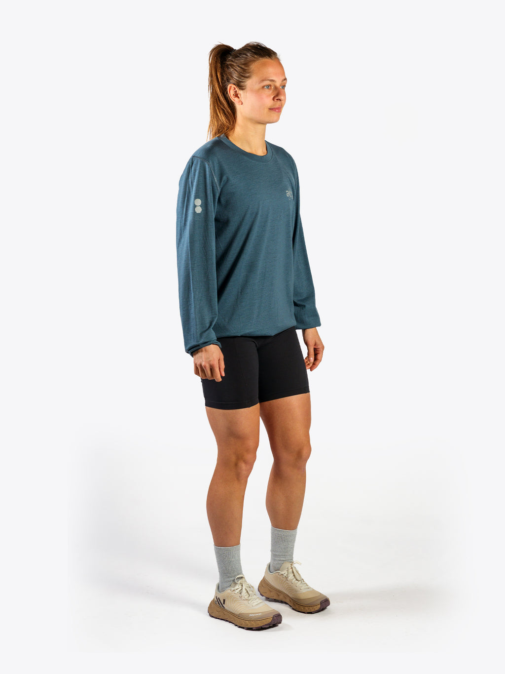 AM Deadstock Merino Long Sleeve - Petrol