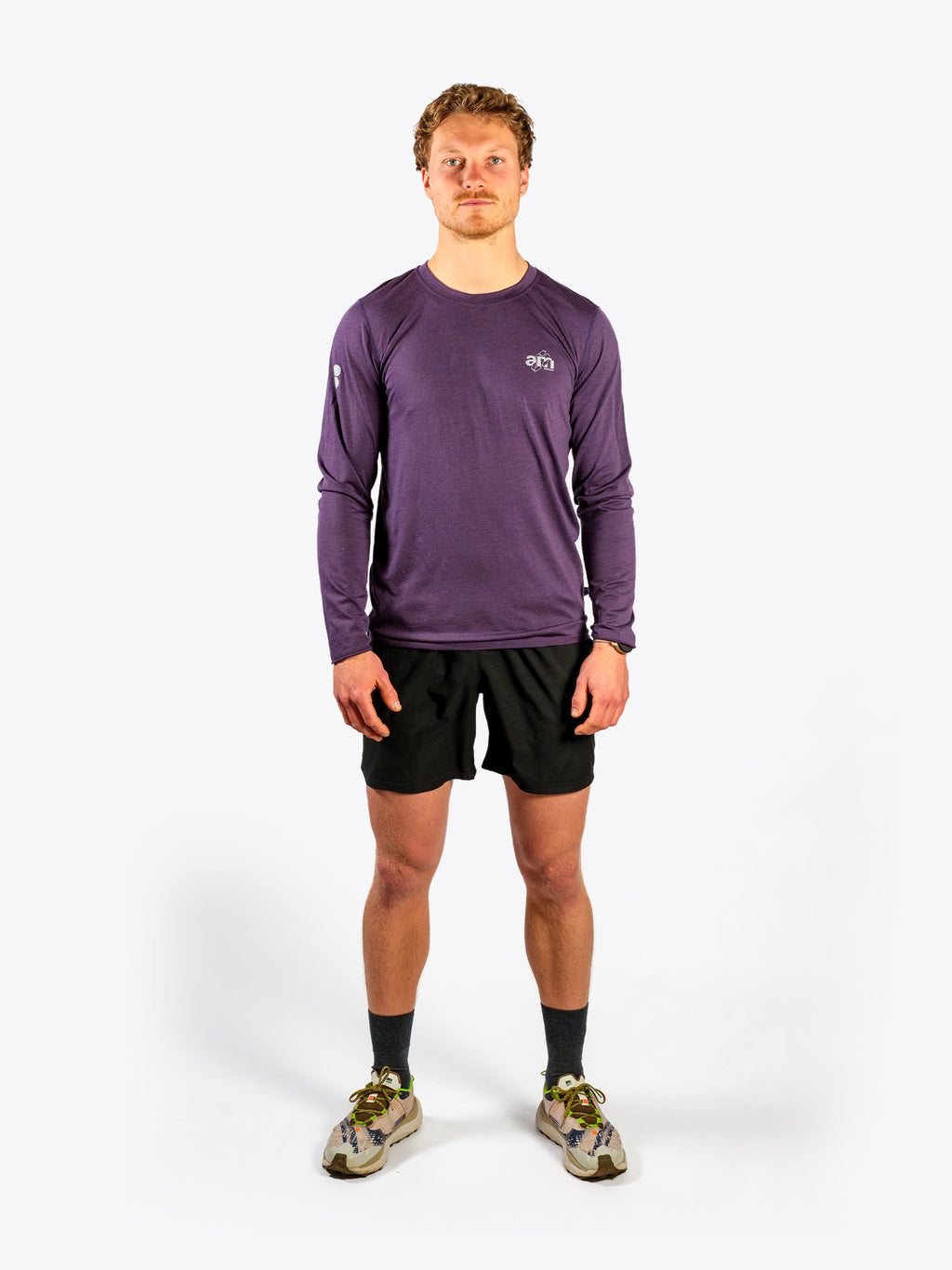 AM Deadstock Merino Long Sleeve - Purple