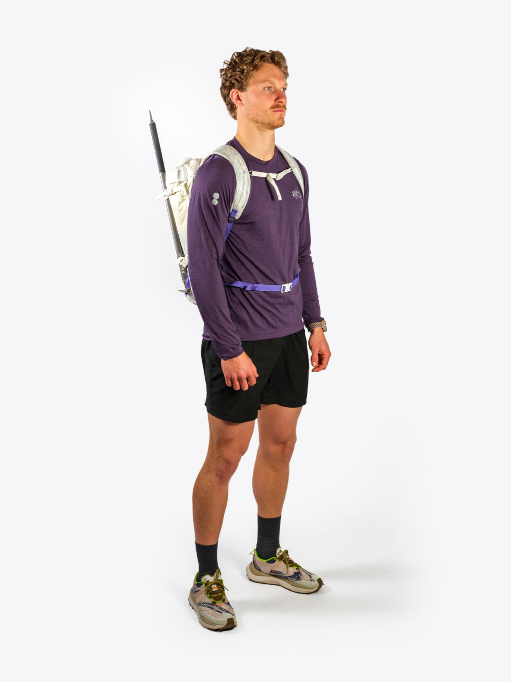 AM Deadstock Merino Long Sleeve - Purple