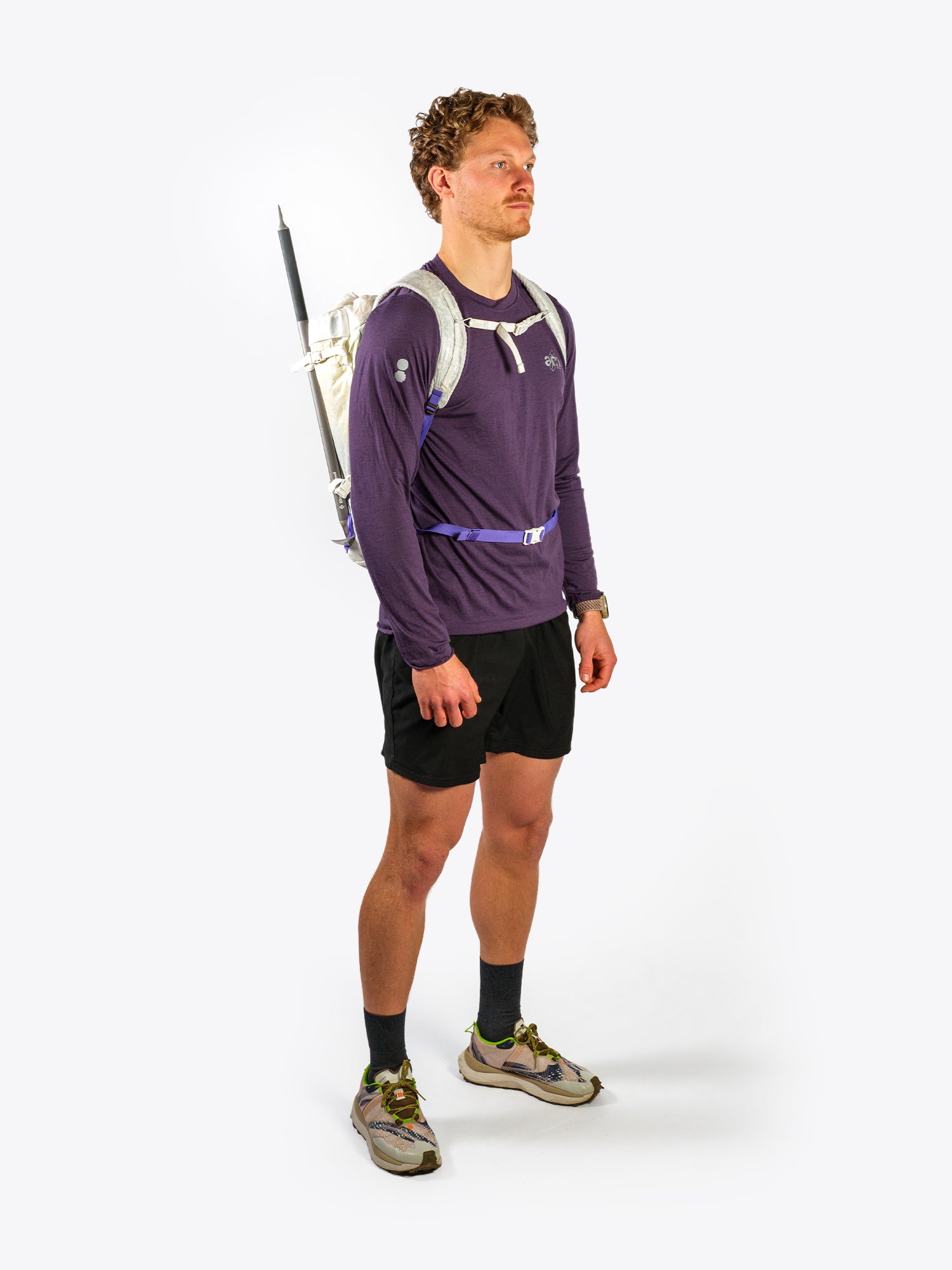 AM Deadstock Merino Long Sleeve - Purple