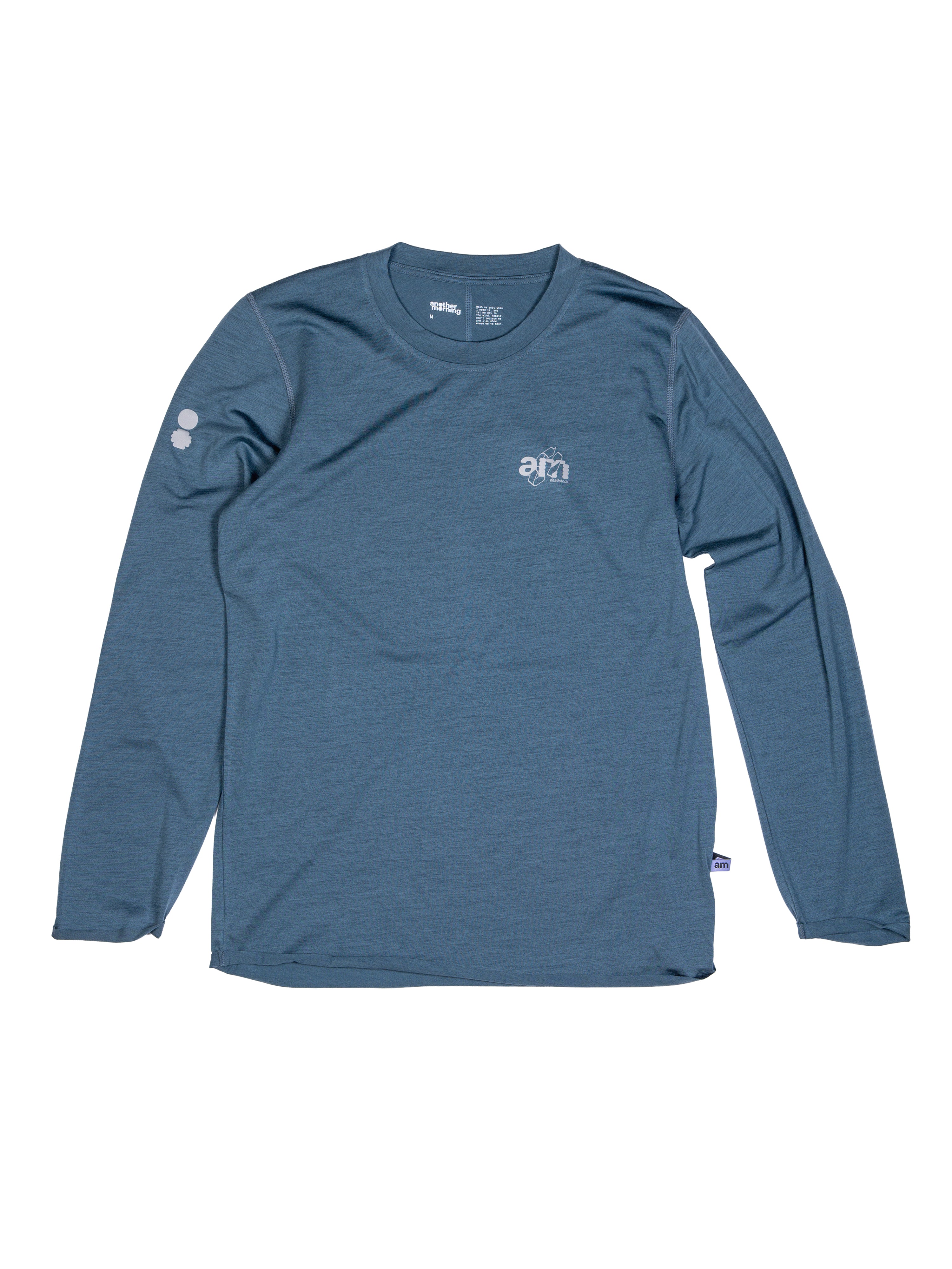 AM Deadstock Merino Long Sleeve - Petrol