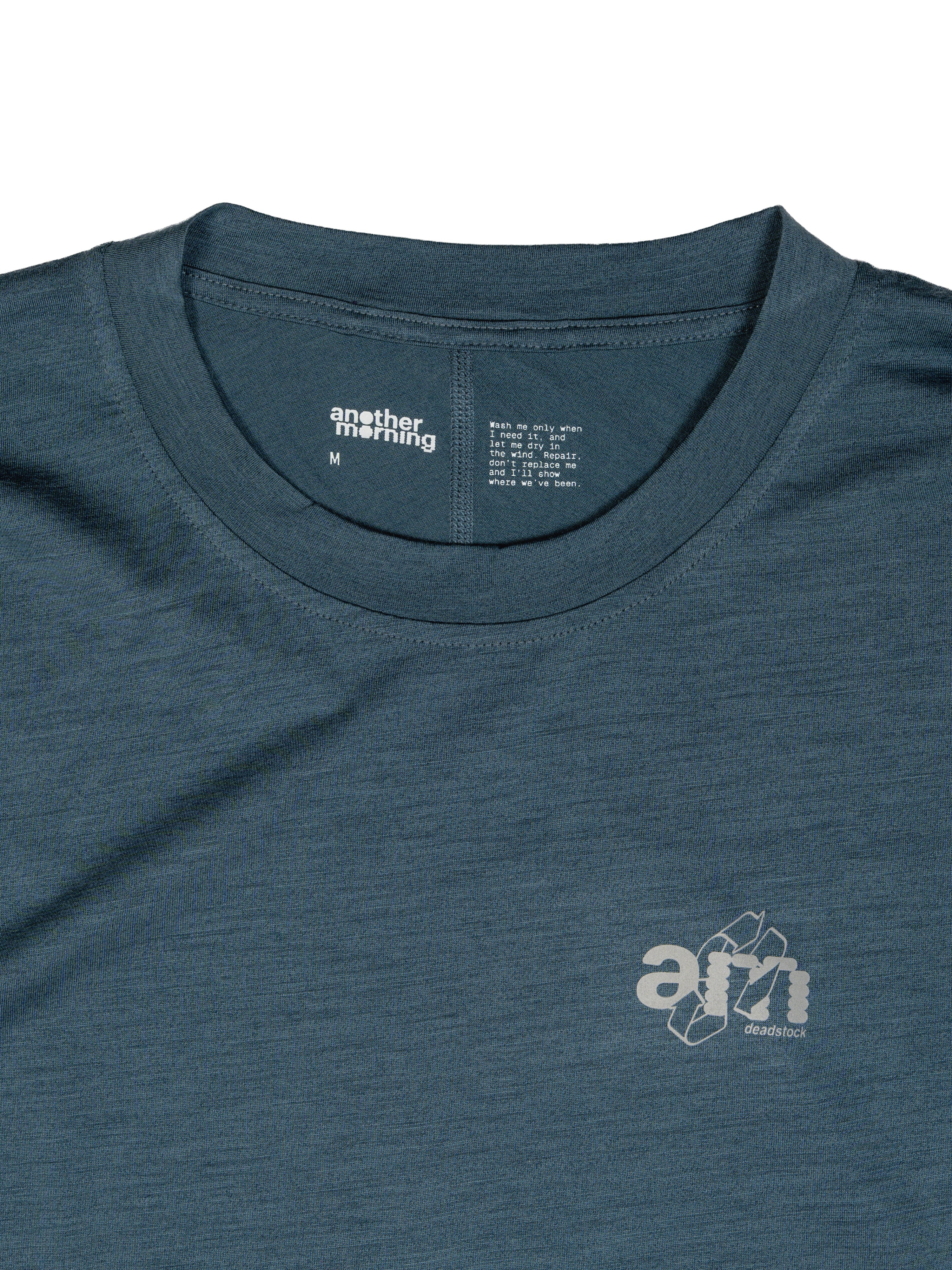 AM Deadstock Merino Long Sleeve - Petrol