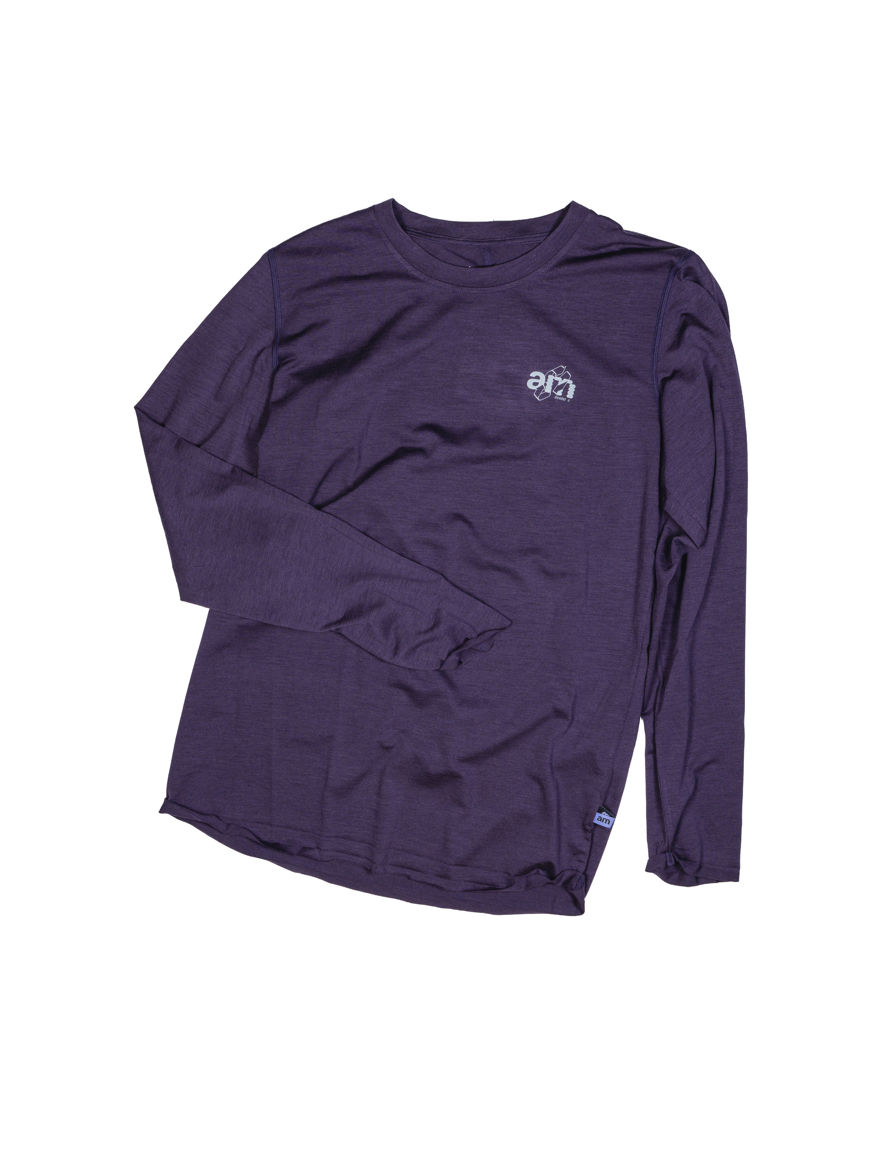 AM Deadstock Merino Long Sleeve - Purple